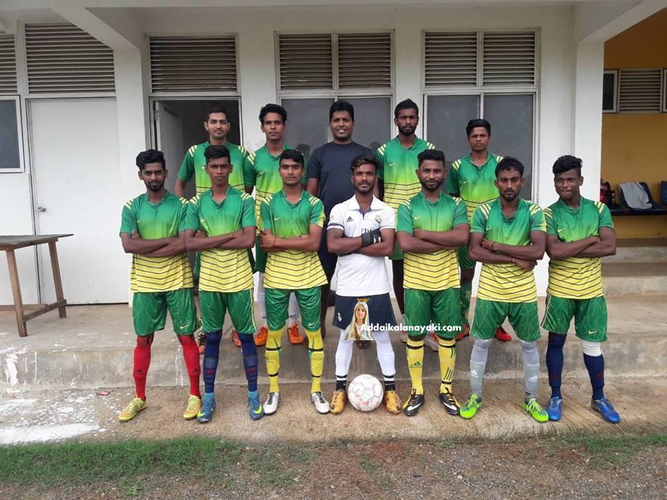 பாசையூர் சென்.அன்ரனிசை ஆனைக்கோட்டை யூனியன் 3:6 என்ற கோல் கணக்கில் வெற்றி பெற்றது