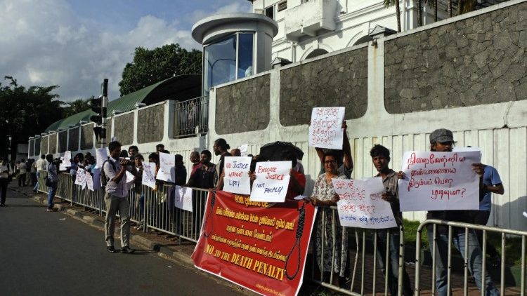இலங்கையில் மரண தண்டனைக்கு எதிர்ப்பு
