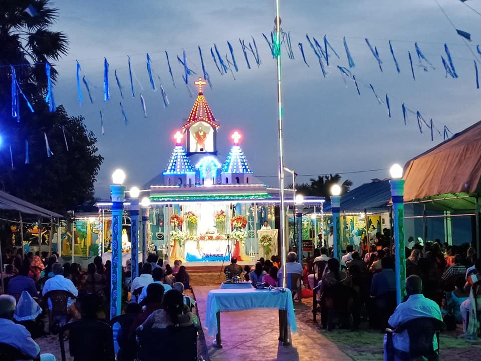 முல்லைத்தீவில்  நடைபெற்றுமுடிந்த அன்னைவேளாங்கன்னித் பெருவிழா
