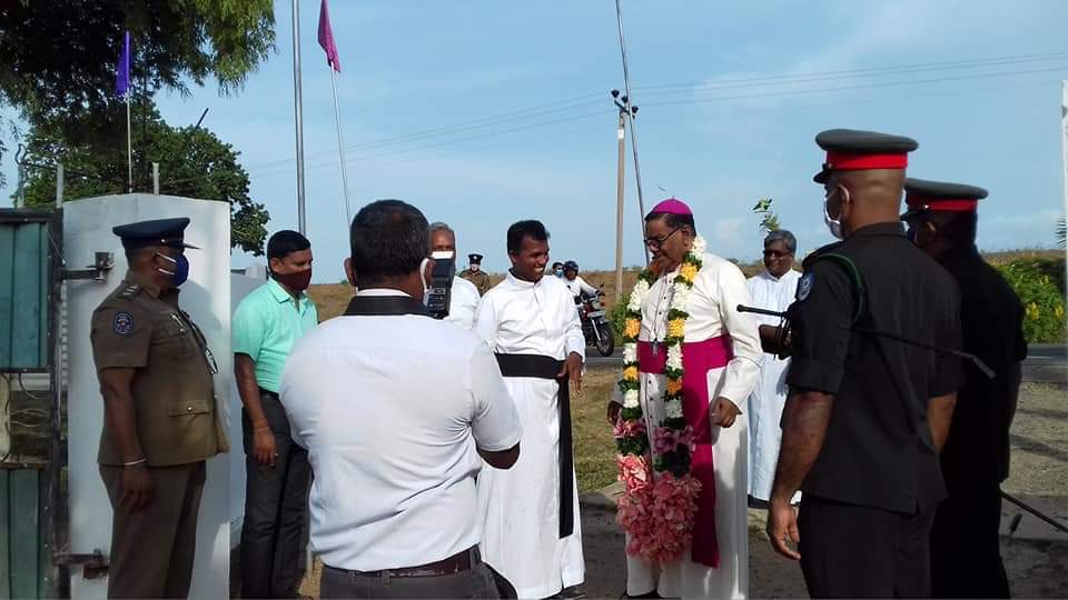 முல்லைத்தீவு மறைக்கோட்டத்தில் கூழாமுறிப்பு பங்கில் புதிதாக அமைக்கப்பட்ட பங்குப் பணிமனை
