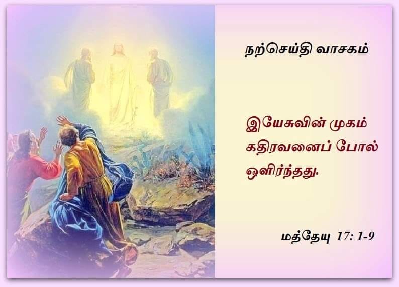 ஆகஸ்ட் 6 : நற்செய்தி வாசகம்
