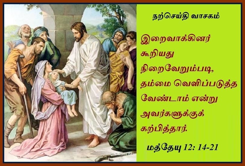 ஜூலை 17  : நற்செய்தி வாசகம்