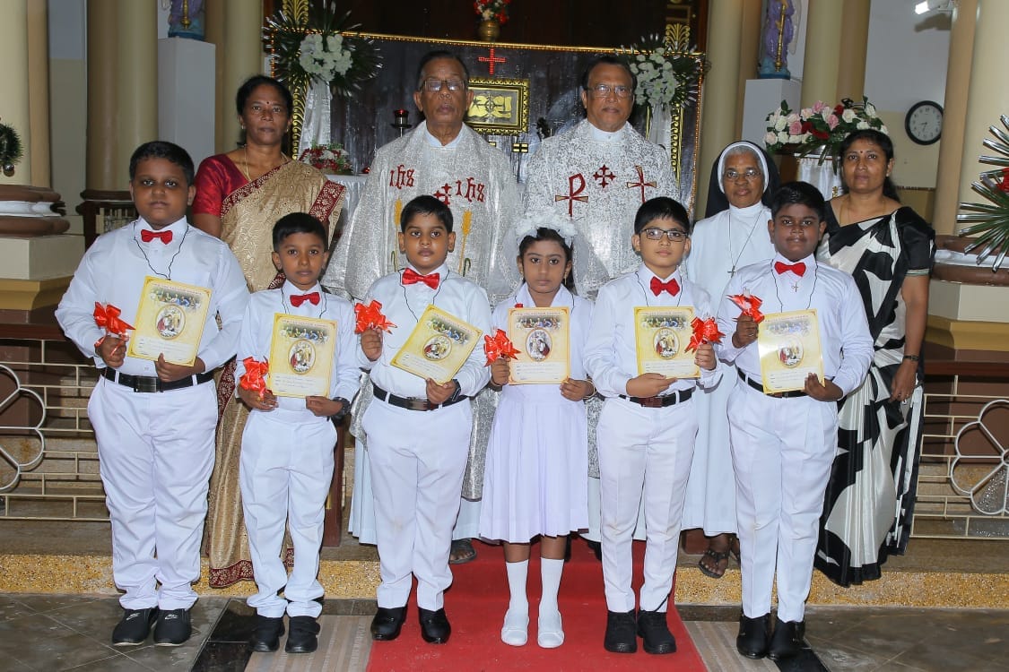 யாழ். சுண்டிக்குளிப் பங்கு, முதல் நன்மை விழா பதிவுகள் சில